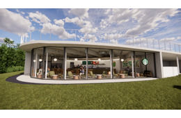 スタバ、浜名湖SAに新店舗オープン 湖を一望する絶景ロケーションで旅を彩るひと時を