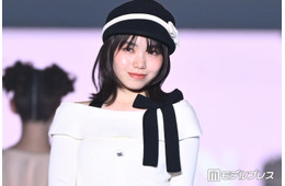 「GTO」稲垣来泉、オフショル×ミニワンピで「TGC」初出演「すっかり大人っぽくなって美しすぎる」「ドラマと別人」の声【TGC2026A/W】