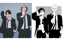 「うるわしの宵の月」なにわ男子・道枝駿佑＆安斉星来、原作オマージュカット公開 黒スーツ姿＆無邪気に頬張る食事ショットも