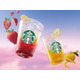 スターバックス「チラックス ソーダ」2種が4月24日登場 ストロベリーは果肉アップ・気分に合わせた3つのカスタマイズを提案