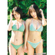 INUWASIはのんまゆ＆すずめ、ビキニ姿で美バスト際立つ「ヤンマガ」表紙登場