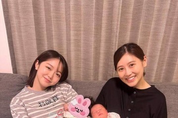 西野未姫、AKB48時代の大先輩・峯岸みなみと娘たちを交えてパシャリ「まさか同い年ベイビーのママに…」 画像