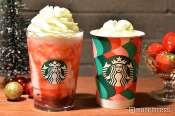 スタバ新作「メリーベリー ストロベリー フラペチーノ」11月22日登場 おすすめのカスタマイズは？ 画像