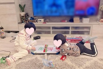 「賑やかな夜」辻希美、息子＆甥っ子のほっこり仲良しSHOTを公開「キャワ」 画像