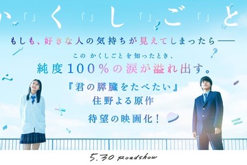 奥平大兼＆出口夏希、Ｗ主演で人気小説『か「」く「」し「」ご「」と「』映画化 Aぇ! group佐野晶哉らも出演 画像