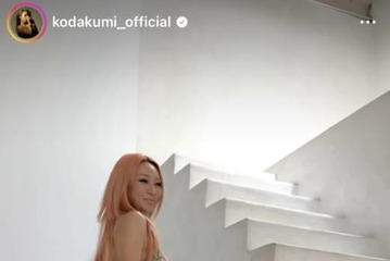 倖田來未、“らしさ”全開！大胆衣装姿に「努力してなきゃこの体型維持できない」「ずーっと全盛期」の声 画像