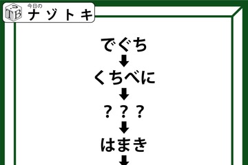 クイズです！「最後の単語は何でしょう？」意外と簡単かも【難易度LV２.・甘口】 画像