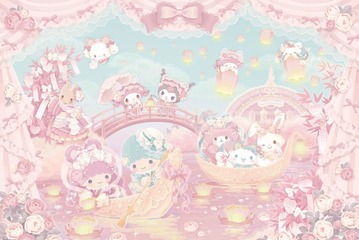 ピューロランド、フレンチガーリーな七夕イベント きゅるりんってしてみてとのコラボイルミショーも 画像