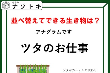 クイズです！ちょっと簡単かも？「言葉を並び替える」と、生き物の名前になるよ！【難易度LV２.・甘口】 画像