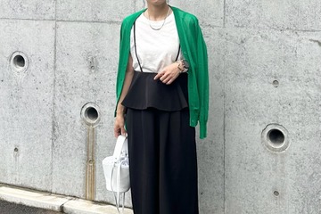夏カーデこそ鮮やかカラーが映える。大人が選びたいのは、こんな色【40代の毎日コーデ】 画像