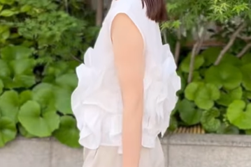 とにかく脚がキレイに見える！【ユニクロ】カーブパンツが話題です【40代の毎日コーデ】 画像