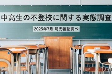 休み明け「不登校」47%の親が長期休暇との関連を実感 画像