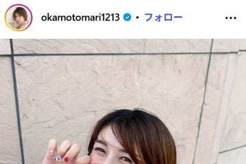 おかもとまり、10歳息子とのヘアカット後写真に反響「雰囲気がすでにイケメン」「可愛いママ」の声 画像