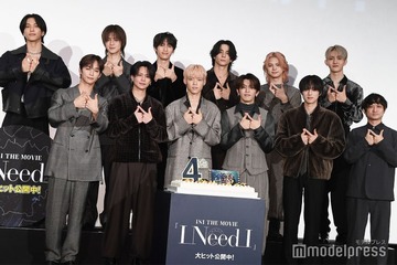 INI、デビュー4周年当日に舞台挨拶 サプライズ祝福も【I Need I】 画像