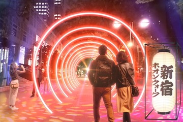 西新宿でアートイルミ「シンジュクネオンウォーク」大みそかにはカウントダウンイベントも開催 画像