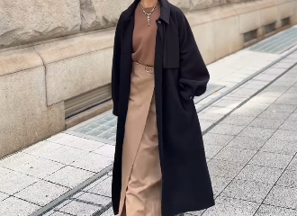 シックなロングコート、どう着こなす？参考にしたい洗練コーデ【40代の毎日コーデ】 画像