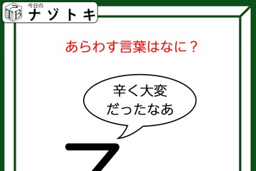 クイズです！「Zが『辛く大変だったなあ』と言っています」どんな言葉が隠れているか読み解けますか？【難易度LV２.・甘口】 画像