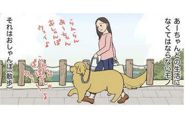 吠える犬や自転車は苦手でも…愛犬との生活になくてはならない「お散歩」の必需品は？【おさんぽですし！　おしゃべり犬とイライラ猫の日記 #14】 画像