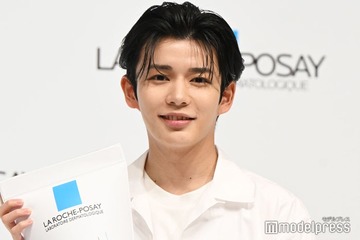なにわ男子・長尾謙杜「我ながら肌がきれい」生ツヤ肌を披露「ラ ロッシュ ポゼ」トーンアップUV アンバサダー就任 画像