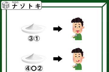 クイズです！「二つの粉の正体を考えましょう」文字数と男性のリアクションがポイント！【難易度LV２.・甘口】 画像