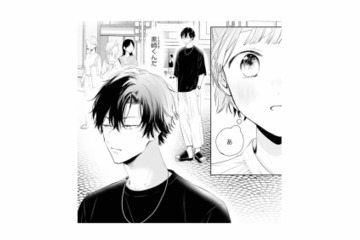 駅前の待ち合わせ場所へ。視線が集まる先に、私服姿の彼を発見【黒崎くんは独占したがる #19】 画像