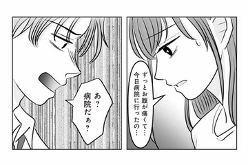 「病院は金がかかる！我慢しろ！」腹痛を訴える妻の体よりも出費を気にする夫【浮気の冤罪 #３】 画像