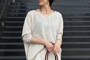 大人の洗練「ハーフパンツ」スタイル。合わせるトップス、選ぶ素材、着こなしって？【40代の毎日コーデ】 画像