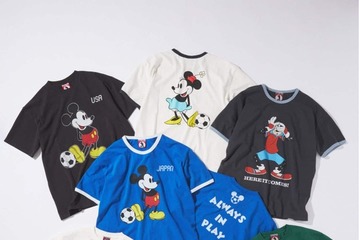 ミッキーマウスたちがサッカーデザインのTシャツに！JOURNAL STANDARDが限定発売 画像