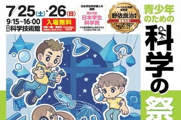 【夏休み2026】約70の体験「科学の祭典」科学技術館7/25-26 画像