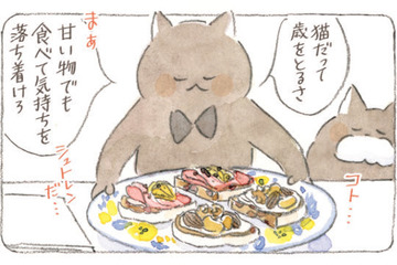 「猫は歳をとっても可愛いのに…」年齢を重ねることに悩む50代女性に、猫がかけた言葉とは？【深夜３時のくろねこ喫茶２ #２】 画像