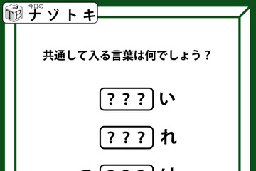 クイズです！「頭が『つ』お尻が『け』。当てはまる文字を考えよう」隠れている言葉はなに？【難易度LV.３・中辛】 画像