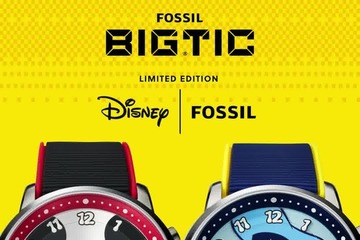 ミッキーたち目が動く！FOSSIL×Disney「BIG TIC」限定腕時計、ミッキー&ドナルドモデル発売 画像