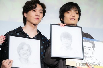 坂東龍汰・岡山天音・松井ケムリ（令和ロマン）、互いの似顔絵披露「痩せすぎちゃった」「Xのアイコンにしようかな」【我々は宇宙人】 画像