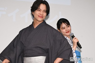 WEST.重岡大毅＆原菜乃華、誕生日当日に浴衣姿でイベント登壇 プレゼント贈り合う【5秒で完全犯罪を生成する方法】 画像