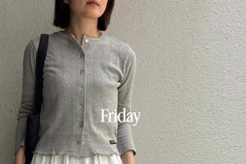 日常に溶け込むおしゃれ感。洗練されたリブトップスとバルーンパンツのバランス【40代の毎日コーデ】 画像
