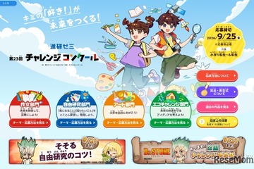 進研ゼミチャレンジコンクール、テレビ朝日「博士ちゃん」とコラボ…応募締切9/25 画像