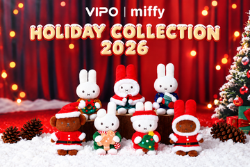 ミッフィーたちがクリスマス仕様に！リースやツリーを抱えた「ホリデーコレクション」登場 画像