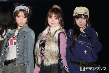 おさき・さくら・MINAMI、美脚際立つミニ丈コーデで魅了 仲睦まじいポーズも披露【TGC北九州2026】 画像