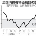 全国消費者物価指数の動き