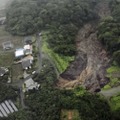 静岡県熱海市で発生した大規模土石流の起点＝2021年7月