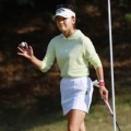 単独首位で後半に入っている藤田光里（写真は初日）（撮影：GettyImages)