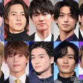 （上段左から）松下洸平、山下智久、佐藤健、横浜流星、吉沢亮（下段左から）鶴房汐恩、木村柾哉、高橋文哉、川村壱馬、三山凌輝（C）モデルプレス