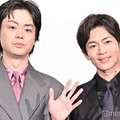 映画『ミステリと言う勿れ』初日舞台挨拶に出席した菅田将暉、松下洸平（C）モデルプレス