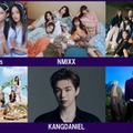 （上段左から）NewJeans、NMIXX、Kep1er（下段左から）NiziU、KANGDANIEL、SHINee（提供写真）