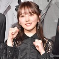 「OUT」公開初日舞台挨拶に出席した与田祐希（C）モデルプレス