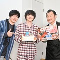 田中圭、林遣都、吉田鋼太郎（C）テレビ朝日