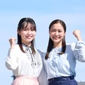 三山賀子アナウンサー、松岡朱里アナウンサー（C）テレビ朝日