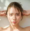 川津明日香、レア水着姿披露 美バスト溢れる