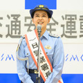 黒谷友香が茂原警察署の一日署長に就任、交通安全運動に参加