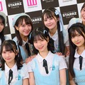 STU48（後列）吉田彩良、石田千穂、中村舞、福田朱里（前列）高雄さやか、曽川咲葵、新井梨杏（C）モデルプレス